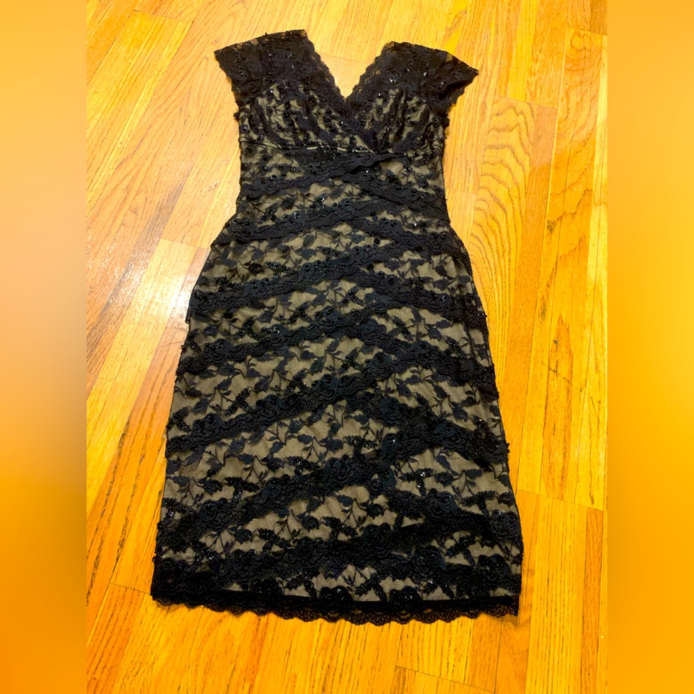 Black sequin dress size Small